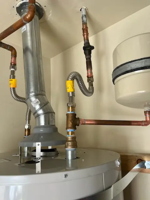 Water heater installation and plumbing repair in Harford Mills